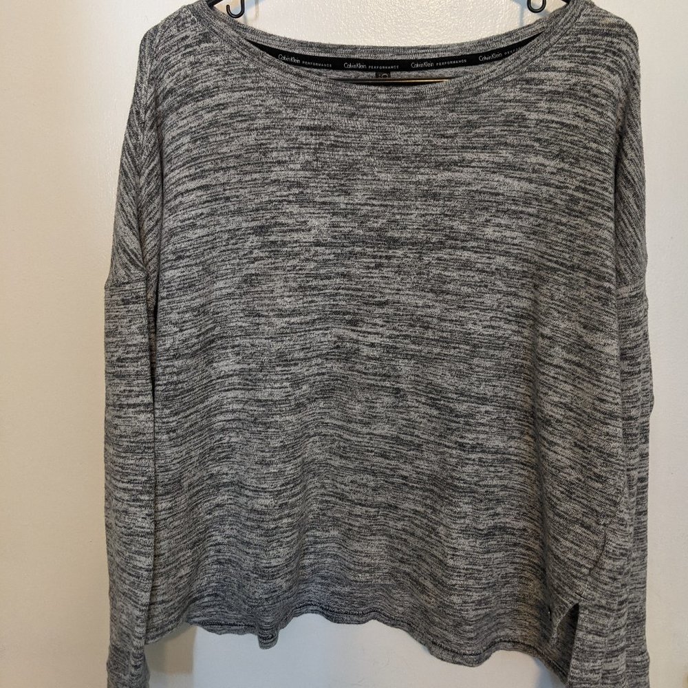 Calvin Klein athleisure cropped sweater
